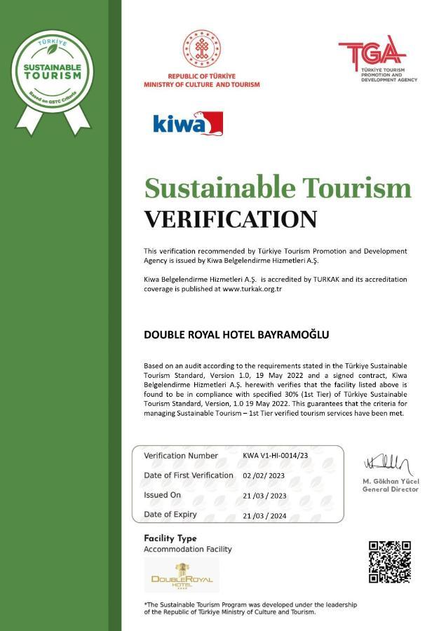 Double Royal Hotel Κοτζαελί Εξωτερικό φωτογραφία